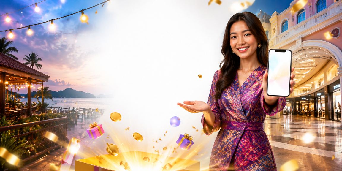 Aplikasi kasino Langkawi dengan rekaan batik tempatan